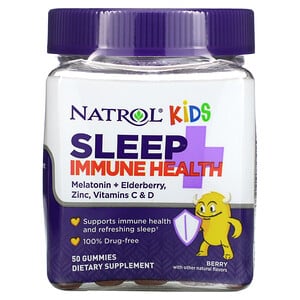 Natrol Kids Sleep + Immune Health Berry 50 Gummies