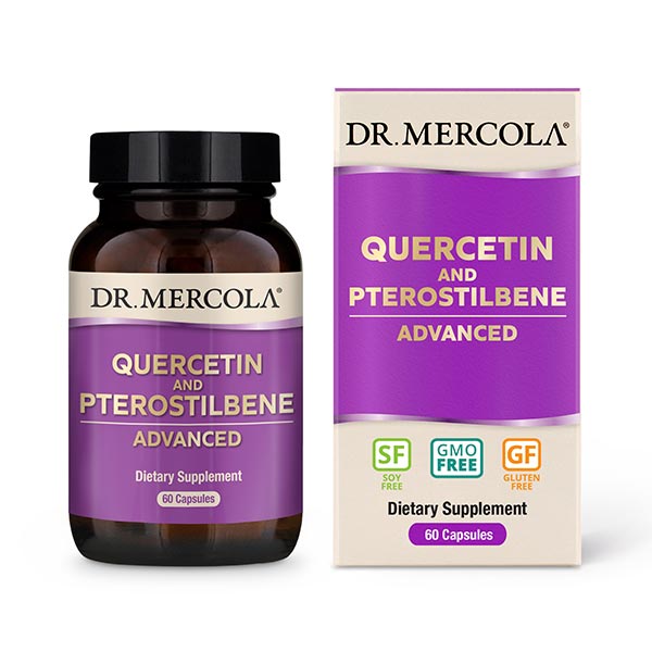 Dr. Mercola Quercetin and Pterostilbene 60 caps 30 days supply
