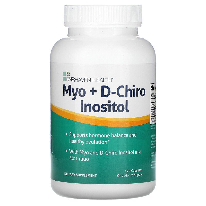 Fairhaven Health Myo + D-Chiro Inositol 120 Capsules