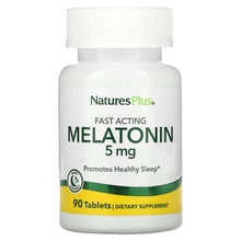 Load image into Gallery viewer, NaturesPlus, Melatonin, 5 mg, 90 Tablets