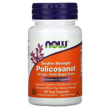 Load image into Gallery viewer, Now Foods Policosanol Double Strength 90 VCaps - Dietary Supplement