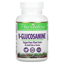Load image into Gallery viewer, Paradise Herbs V-Glucosamine 120 Vegetarian Capsules