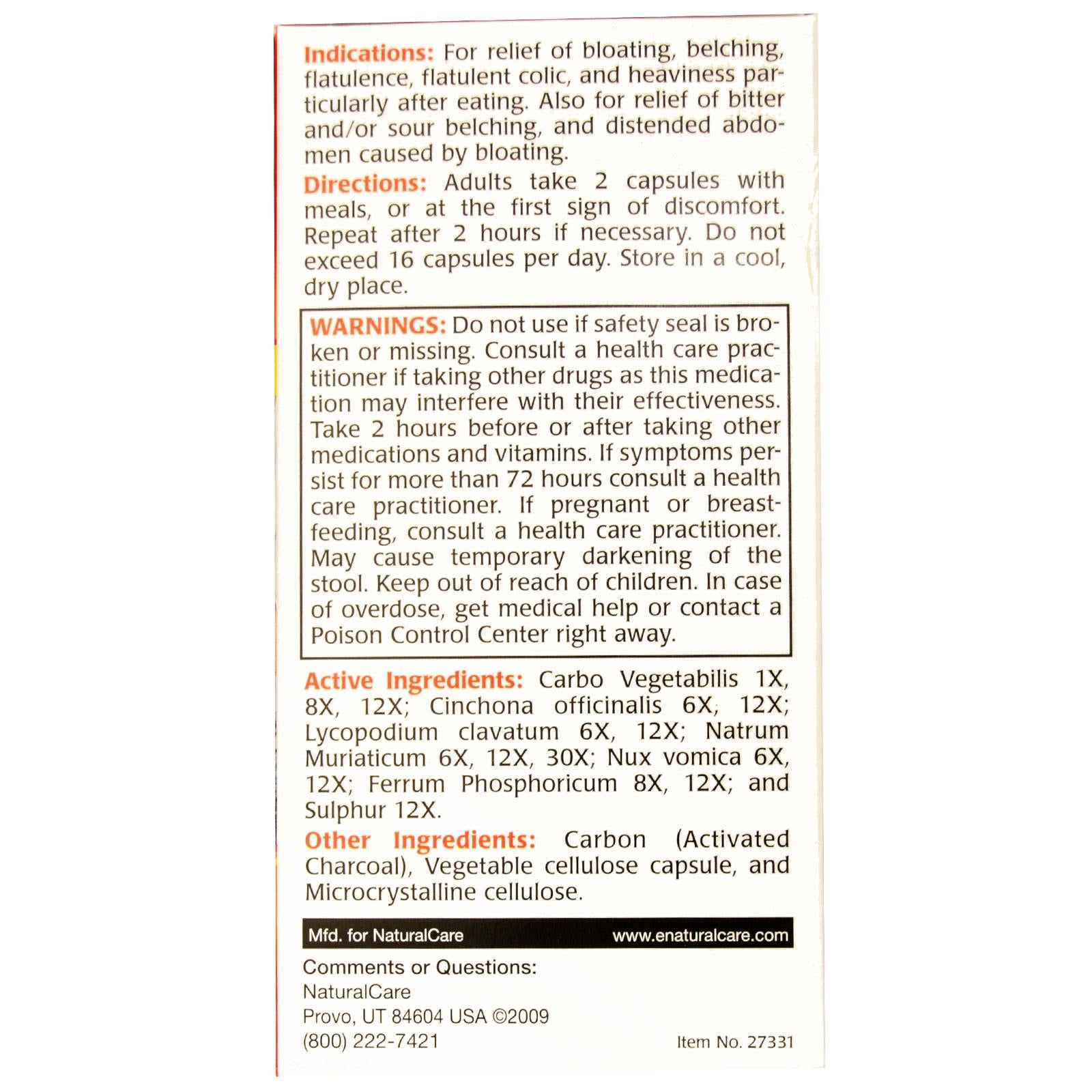 Natural Care, GasFix, 60 Capsules
