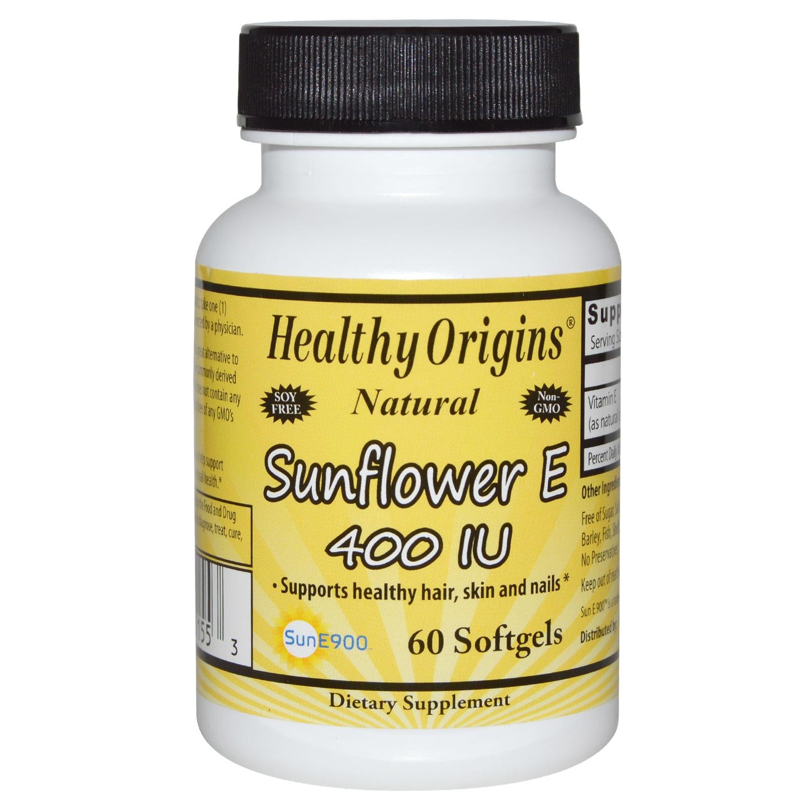 Healthy Origins, Sunflower E, 400 IU, 120 Softgels
