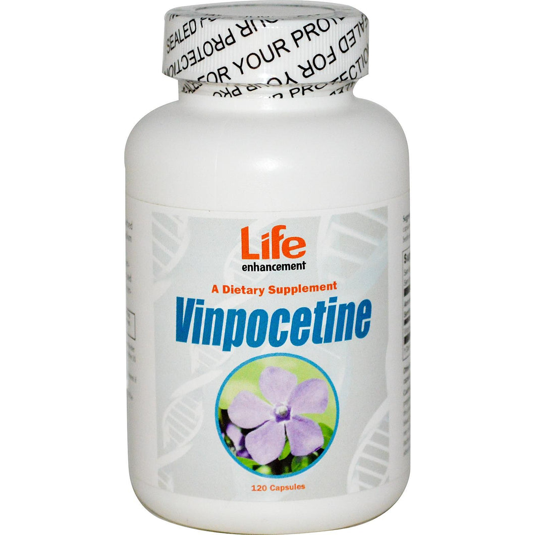 Life Enhancement Vinpocetine 10mg 120 Capsules - Dietary Supplement
