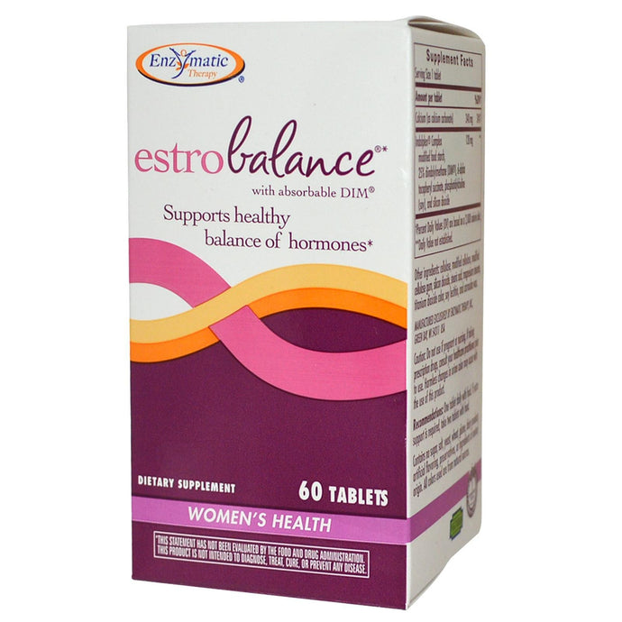 Enzymatic Therapy, EstroBalance with Absorbable DIM, 60 Tablets