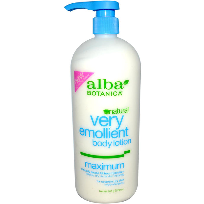 Alba Botanica, Very Emollient Body Lotion, Maximum (907gm)