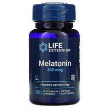 Load image into Gallery viewer, Life Extension, Melatonin, 300 mcg, 100 Vegetarian Capsules