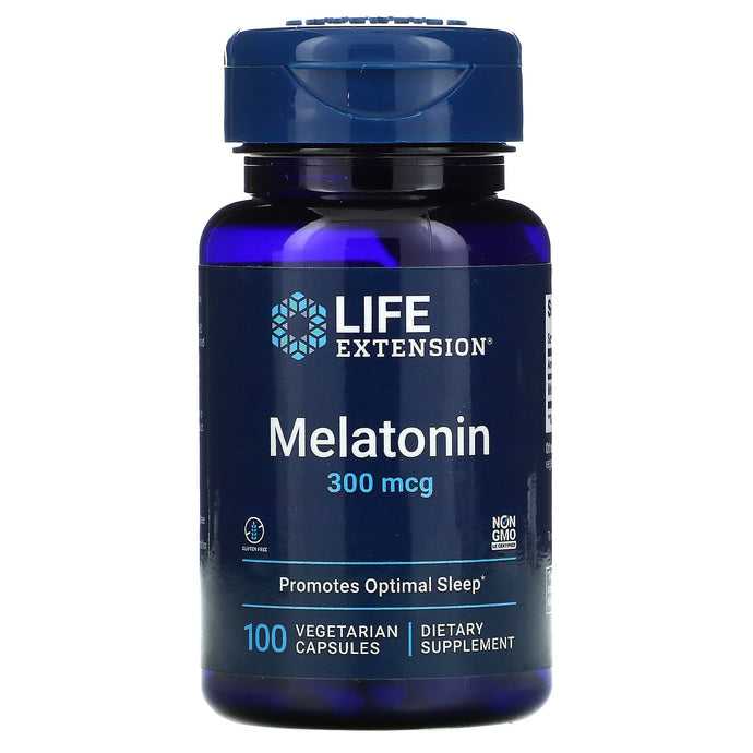 Life Extension, Melatonin, 300 mcg, 100 Vegetarian Capsules