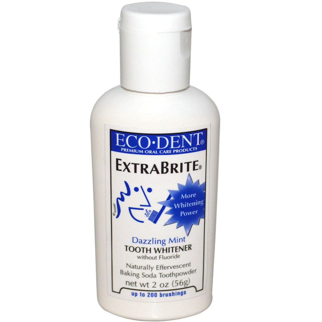 Eco-Dent Extrabrite tooth whitener without fluoride - Dazzling Mint (56g)