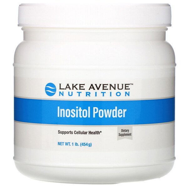 Lake Avenue Nutrition Inositol Powder Unflavored 16 oz (454g)