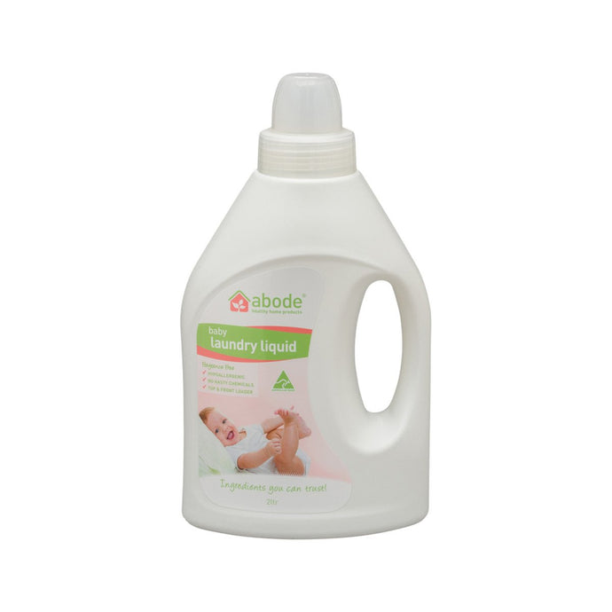 Abode Laundry Liquid (Front & Top Loader) Baby Fragrance Free 2L