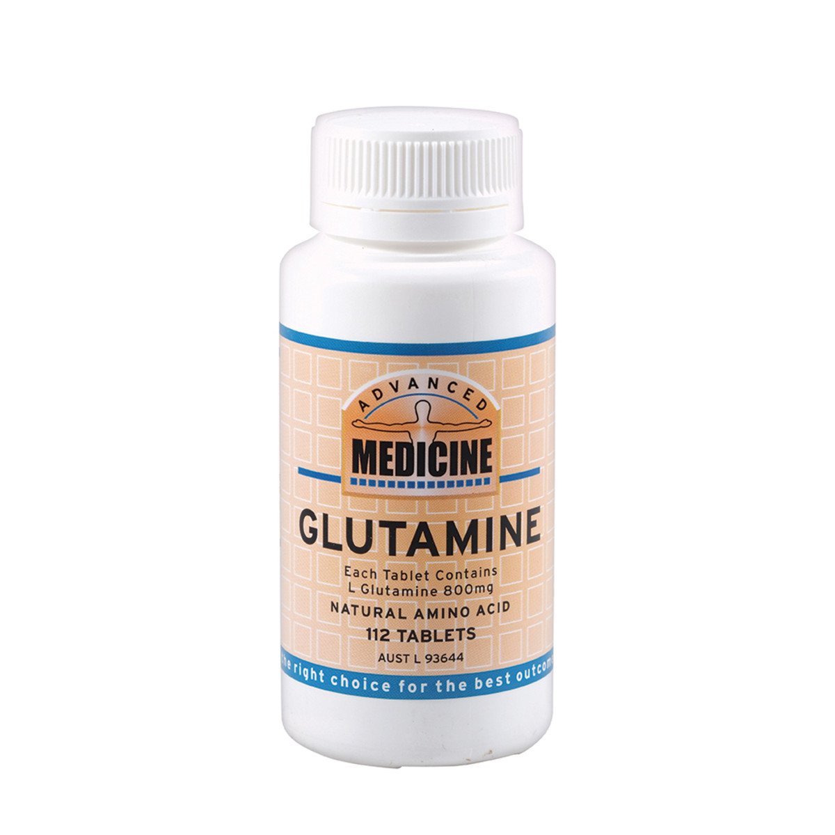 Advanced Medicine Glutamine 800Mg 112 Tablets