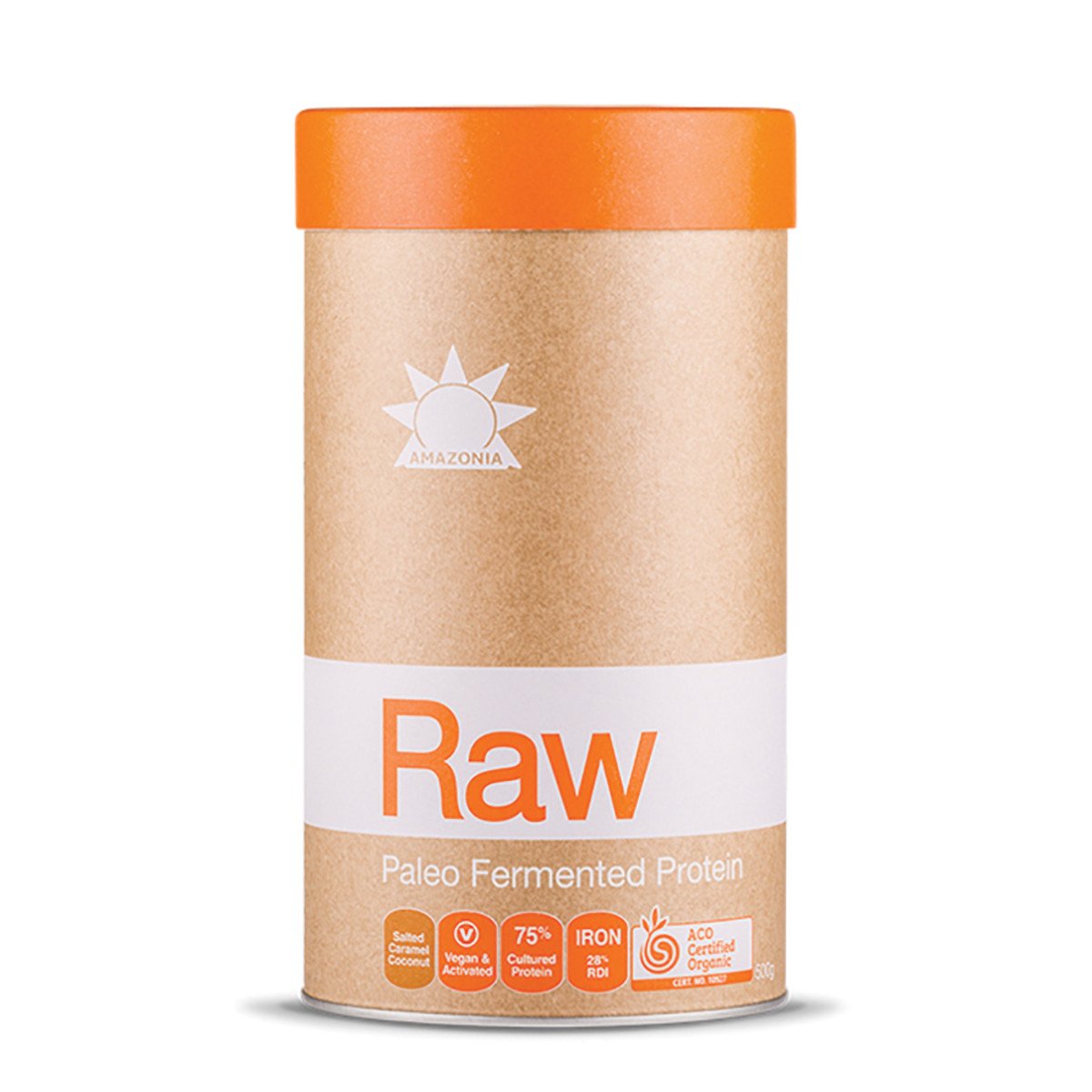 Amazonia Raw Protein Paleo Fermented Salted Caramel Coconut 500g