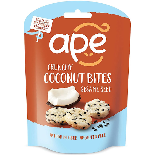 Ape Snacks Coconut Crunchy Bites Sesame 30g
