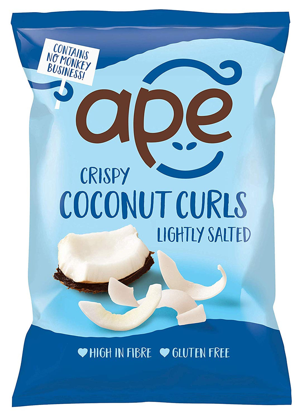 Ape Snacks Coconut Curls Lightly Salted 20g
