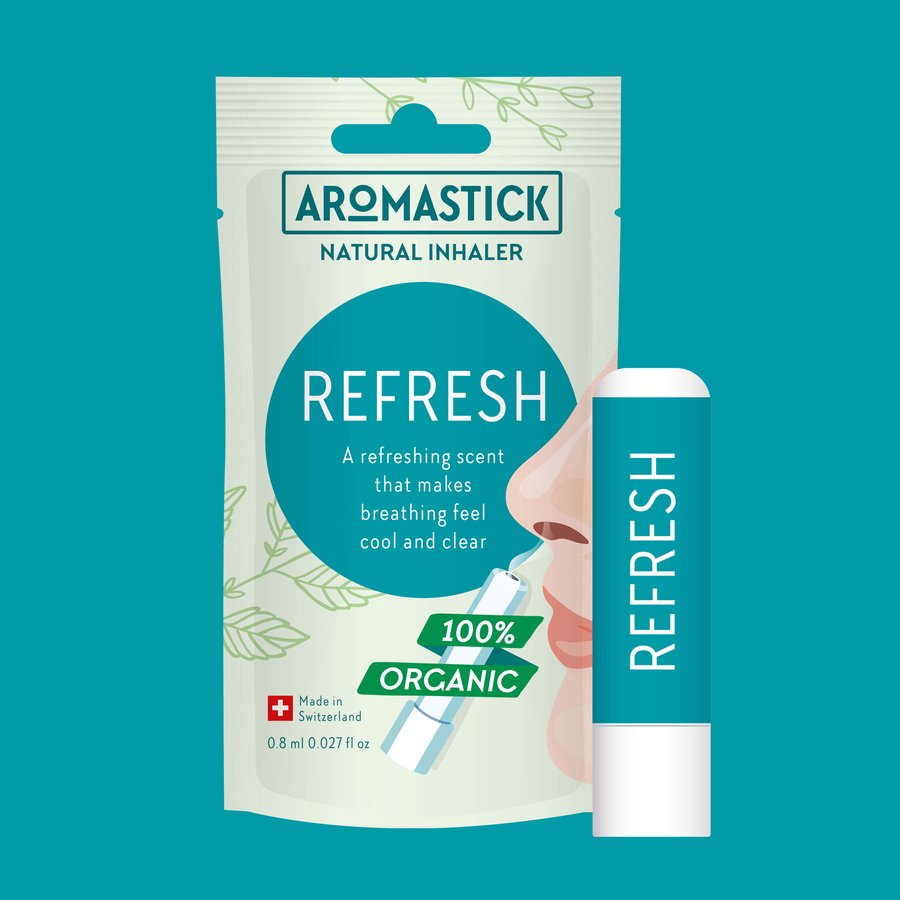 Buy AromaStick Refresh Nasal Inhaler Single 0.8ml Online - Megavitamins ...