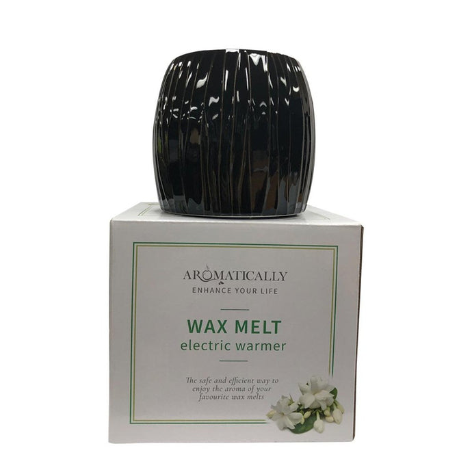 Aromamatic Wax Melt Electric Warmer Black Textured (Essential Oils And Wax Melts)