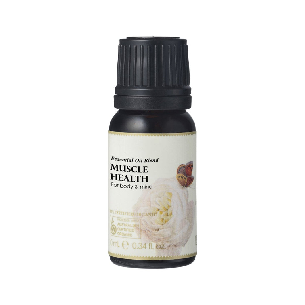 Ausganica 100% Certified Organic Essential Oil Blend Muscle Health (For Body & Mind) 10ml
