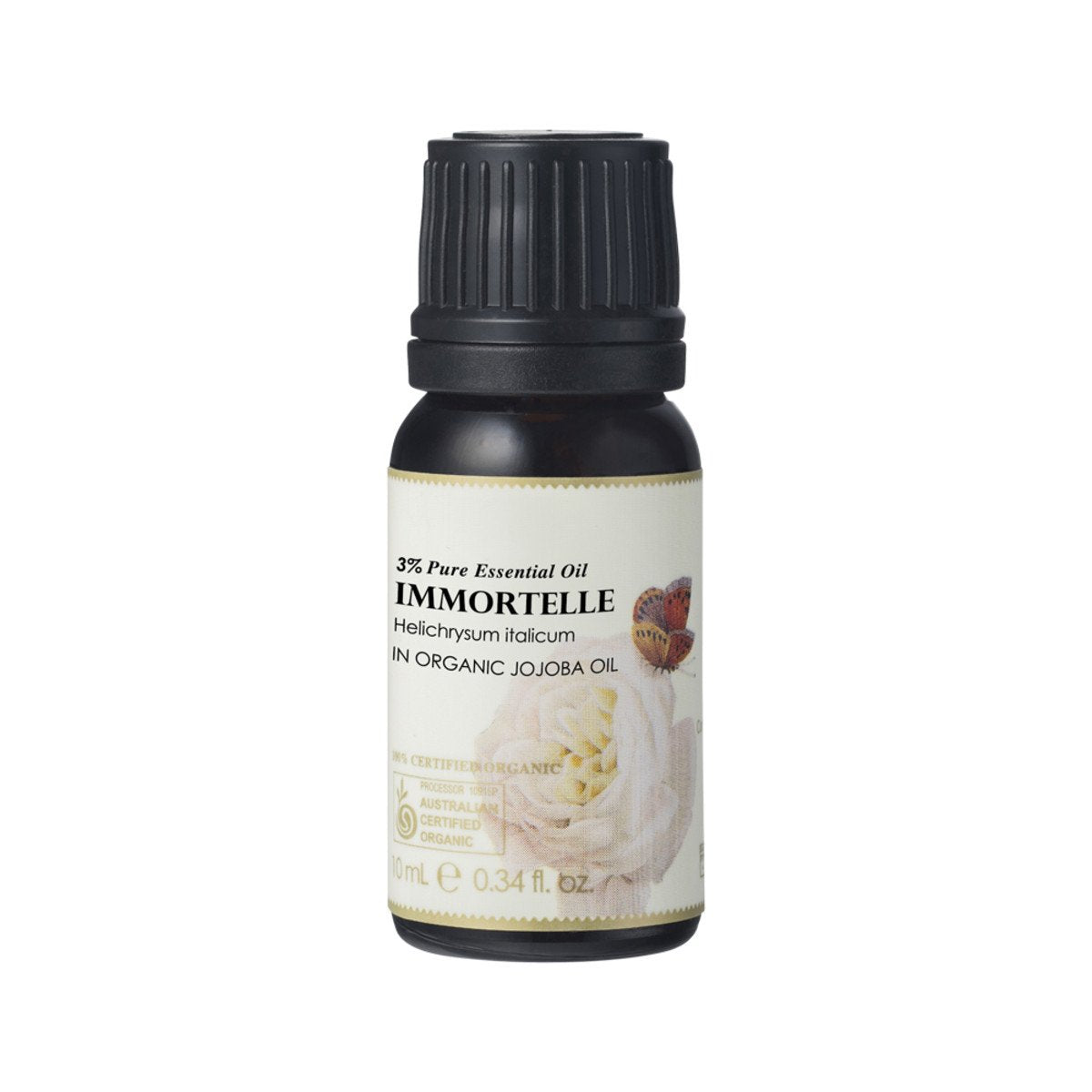 Ausganica 100% Certified Organic Essential Oil Dilution Immortelle 3% In Jojoba 10ml