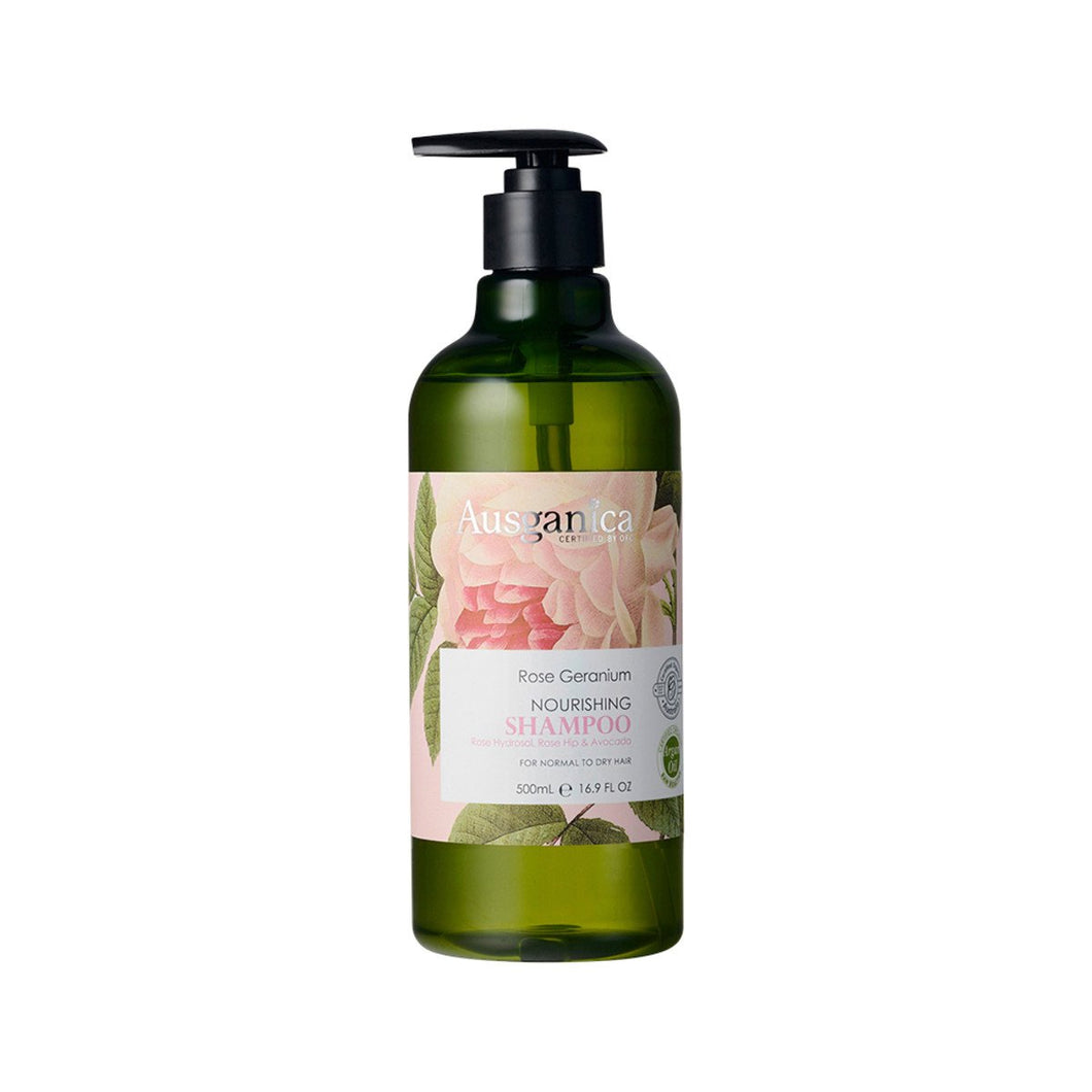 Ausganica Rose Geranium Nourishing Shampoo 500ml