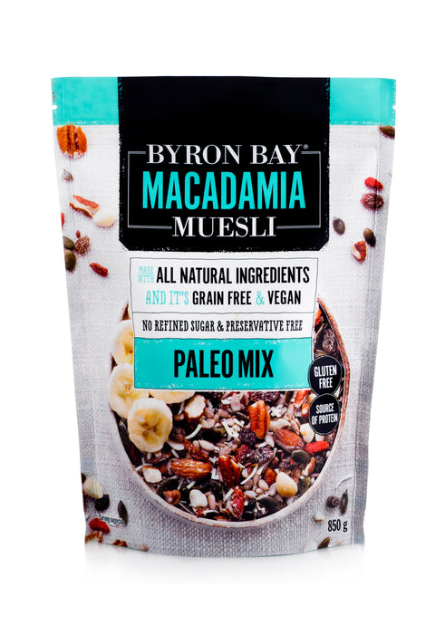 Byron Bay Macadamia Muesli Paleo Mix 500g