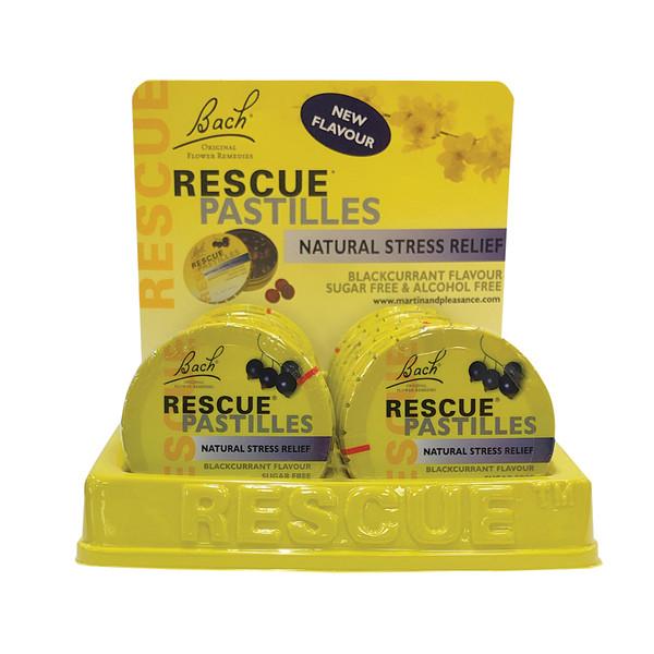 Bach Flower Remedies Rescue Pastilles Blackcurrant 50g X 12 Pack