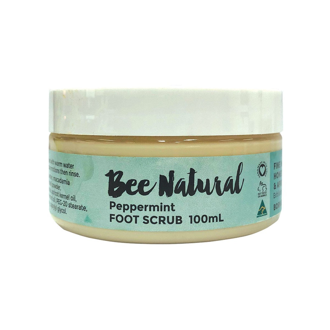 Bee Natural Foot Scrub Peppermint 100ml