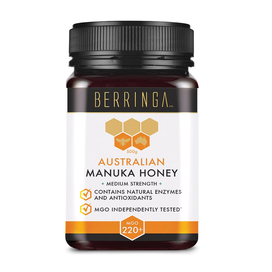 Berringa Australian Manuka Honey Medium Strength (Mgo 220+) 500g