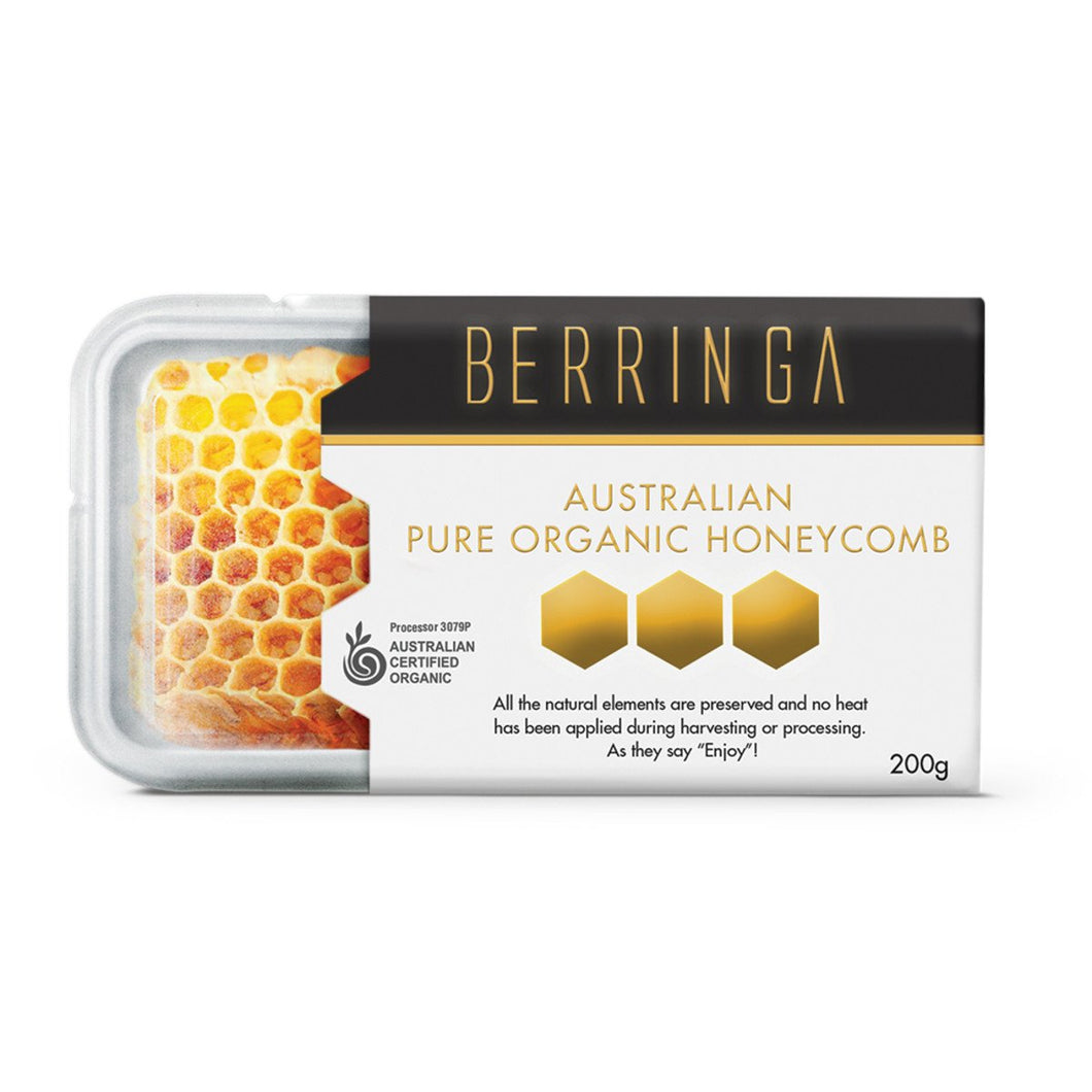 Berringa Australian Pure Organic Honeycomb 200g