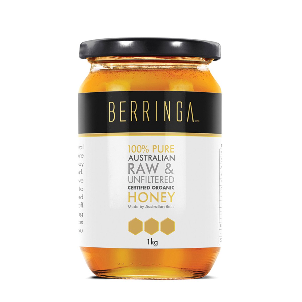 Berringa Australian Pure Organic Raw & Unfiltered Honey 1Kg