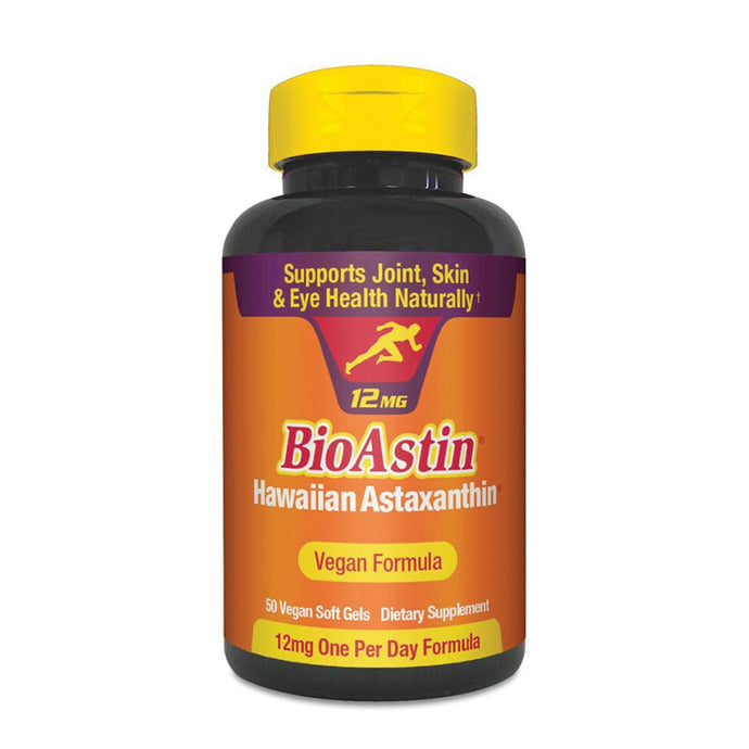 Bioastin Natural Hawaiian Astaxanthin 12Mg 50 Capsules