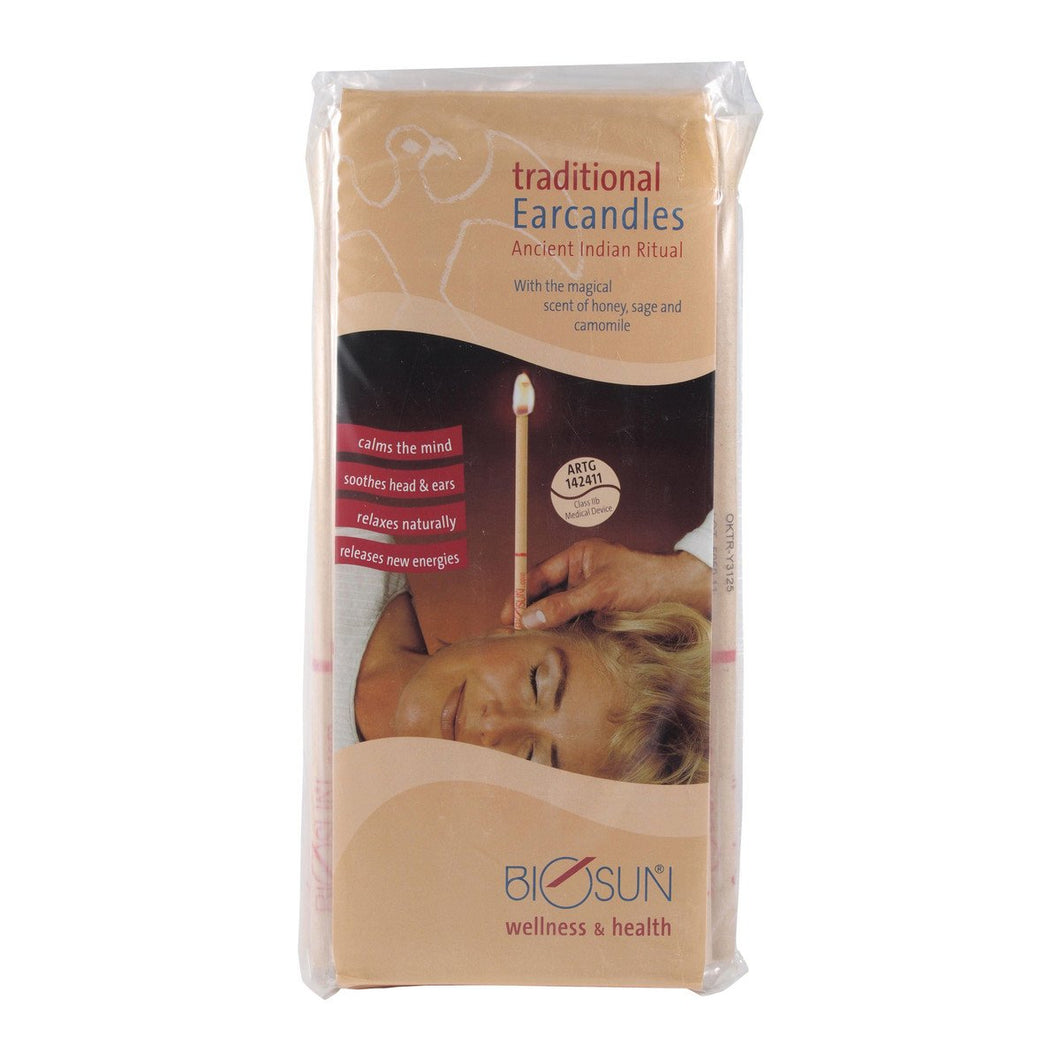 Biosun Ear Candles Traditional Wellbeing Ritual 1 Pair X 25 Bundle