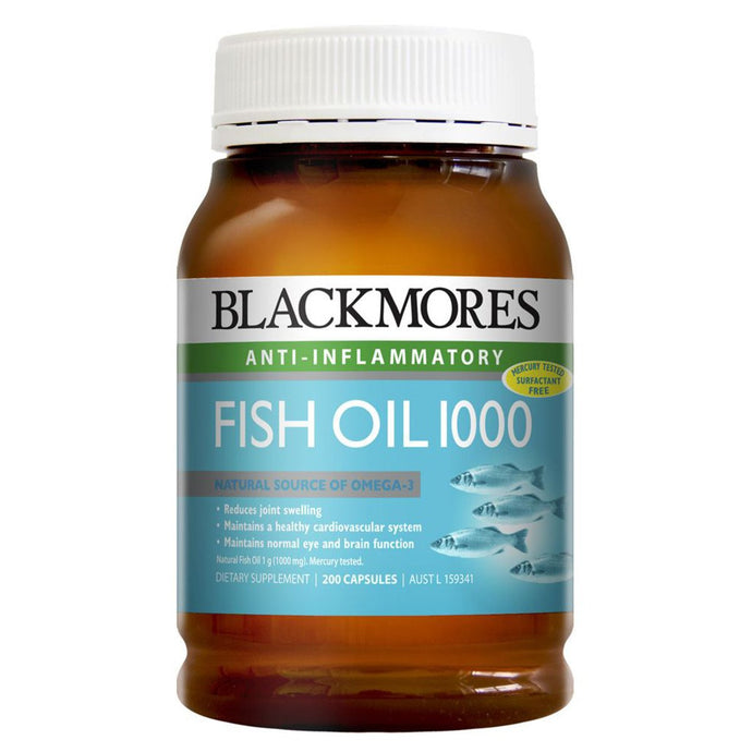 Blackmores Fish Oil 1000, 200 Capsules