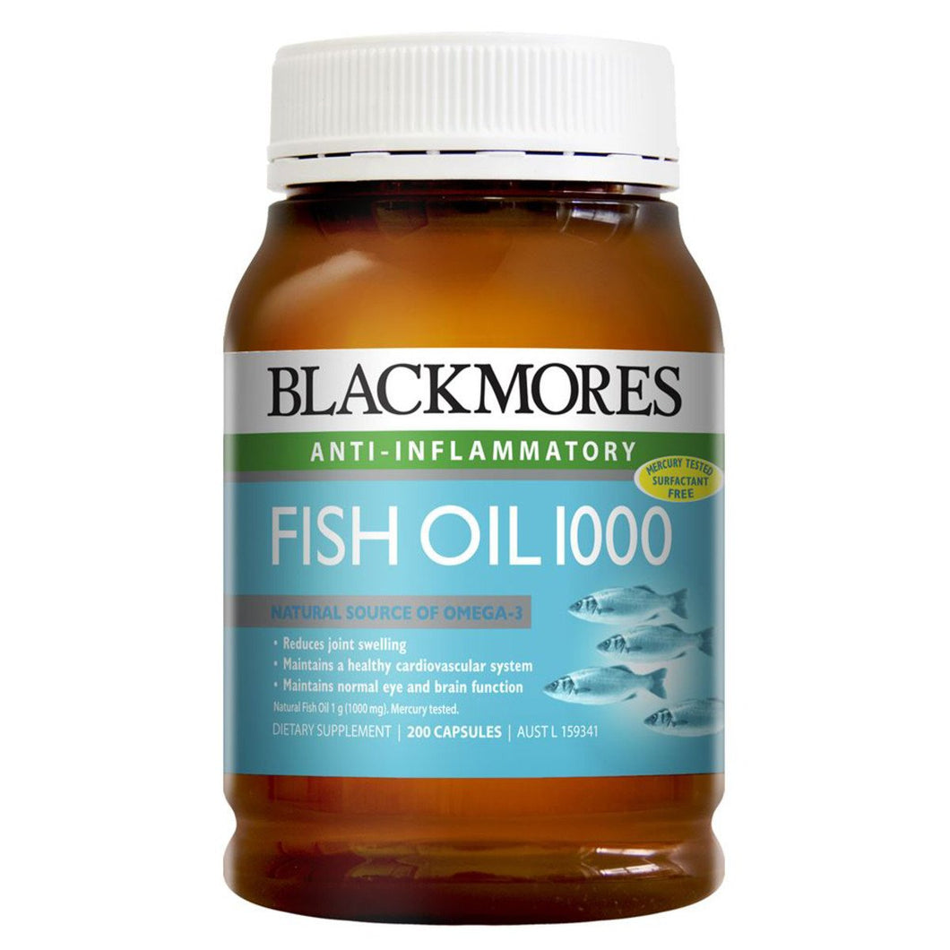 Blackmores Fish Oil 1000, 200 Capsules