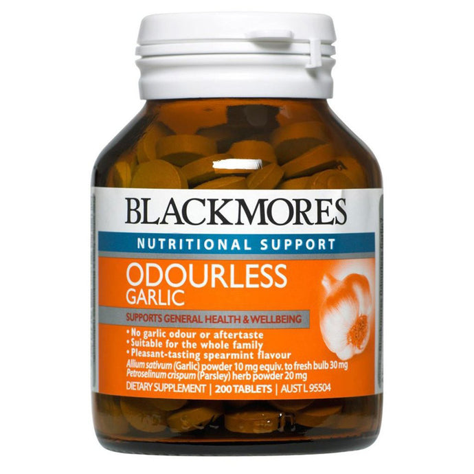 Blackmores Garlic (Odourless) 200 Tablets