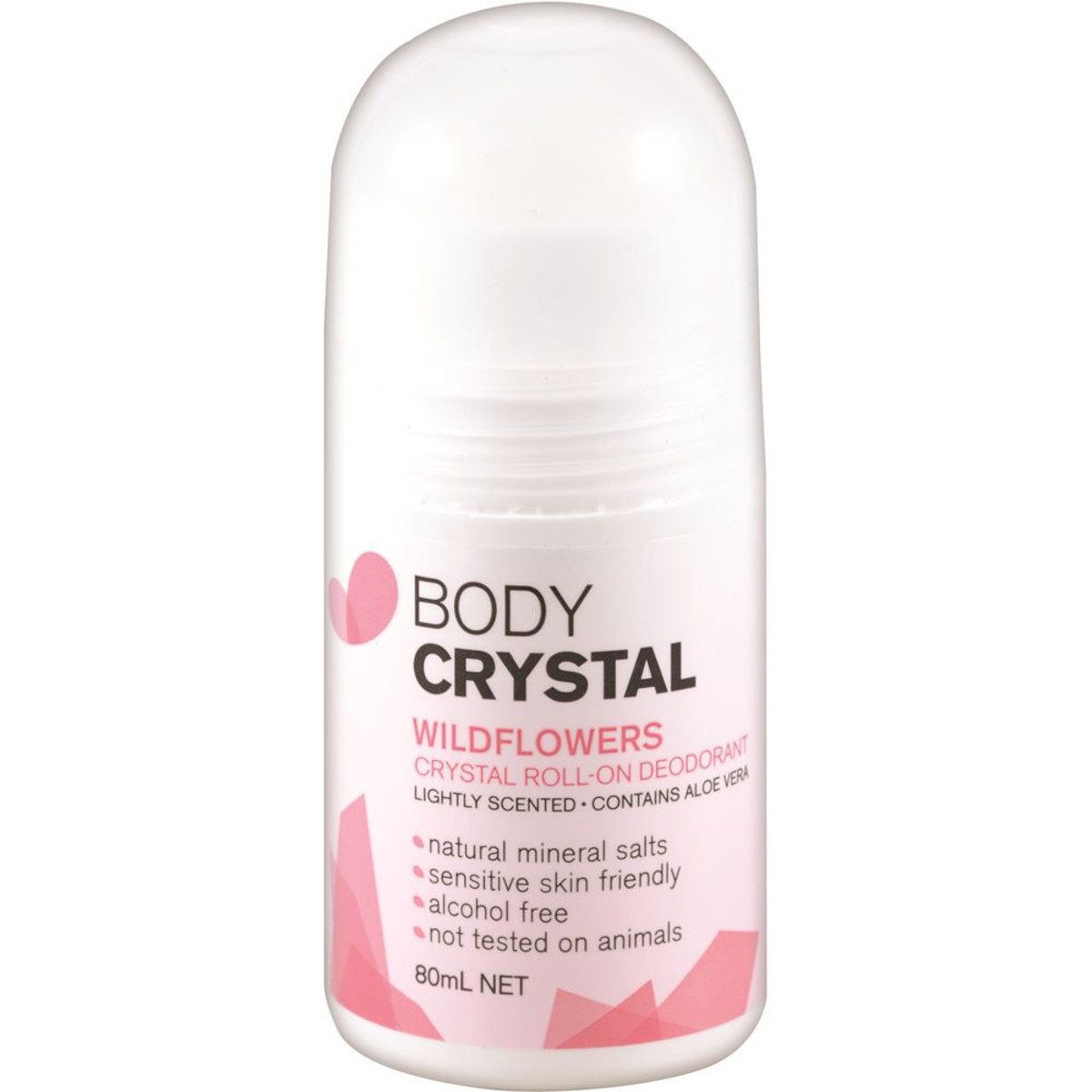 Body Crystal Crystal Roll On Deodorant Wildflowers 80ml