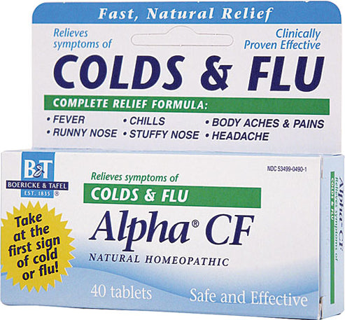 Boericke & Tafel Alpha CF, 40 Tablets – Mega Vitamins