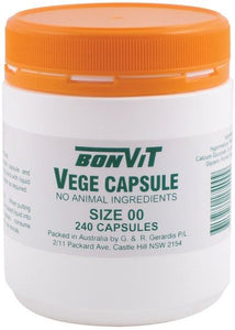 Bonvit Vege Capsules 00 size 240c