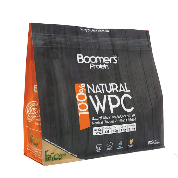 Boomers 100% Whey Protein Concentrate 1Kg