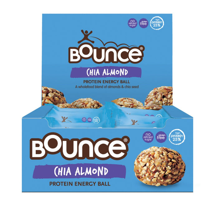 Bounce Energy Balls Chia Almond 42g x12 Display