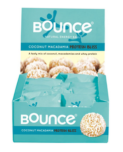 Bounce Energy Balls Coconut Macadamia Protein Bliss 40g x12 Display