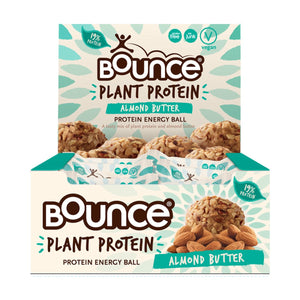 Bounce Plant Protein Balls Almond Butter 42g x12 Display