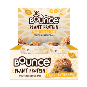 Bounce Plant Protein Balls Peanut Butter Cacao 40g x12 Display