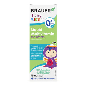 Brauer Baby And Kids Multivitamin For Infants Liquid 45ml