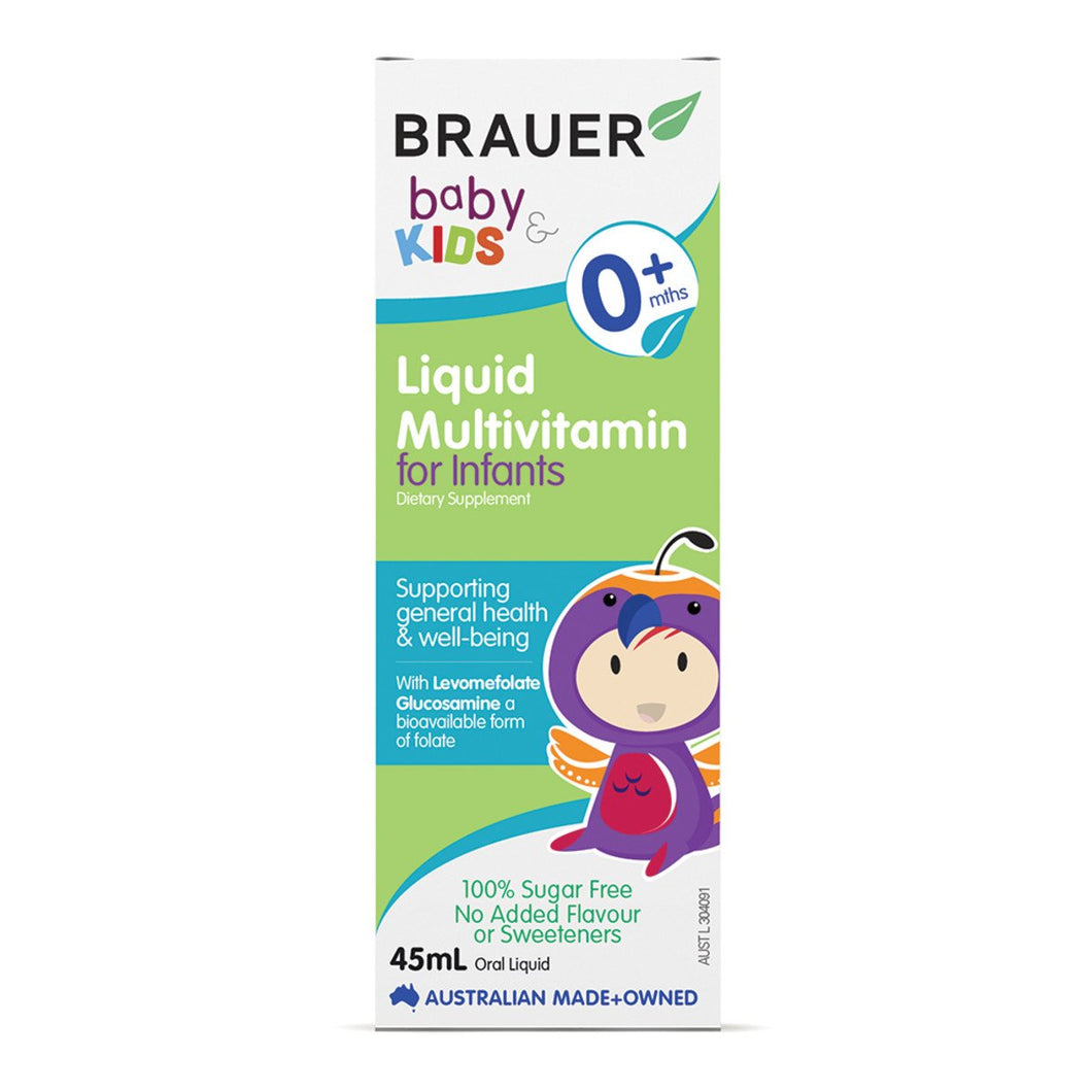 Brauer Baby And Kids Multivitamin For Infants Liquid 45ml