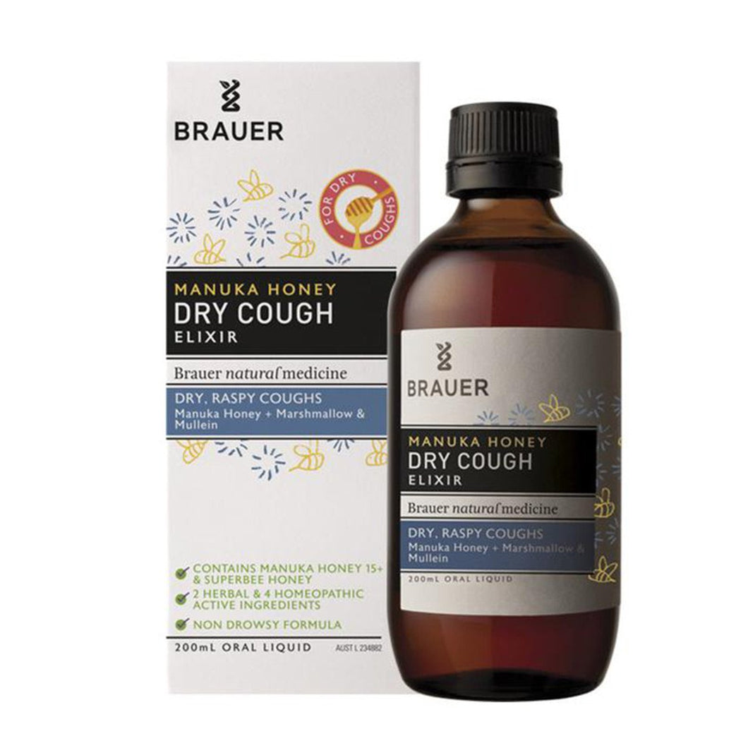 Brauer Manuka Honey Dry Cough 200ml
