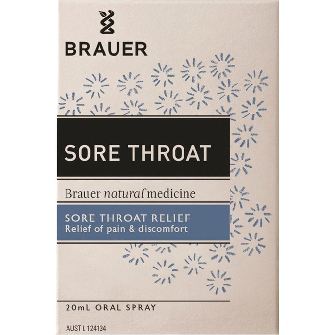 Brauer Sore Throat Relief Oral Spray 20ml