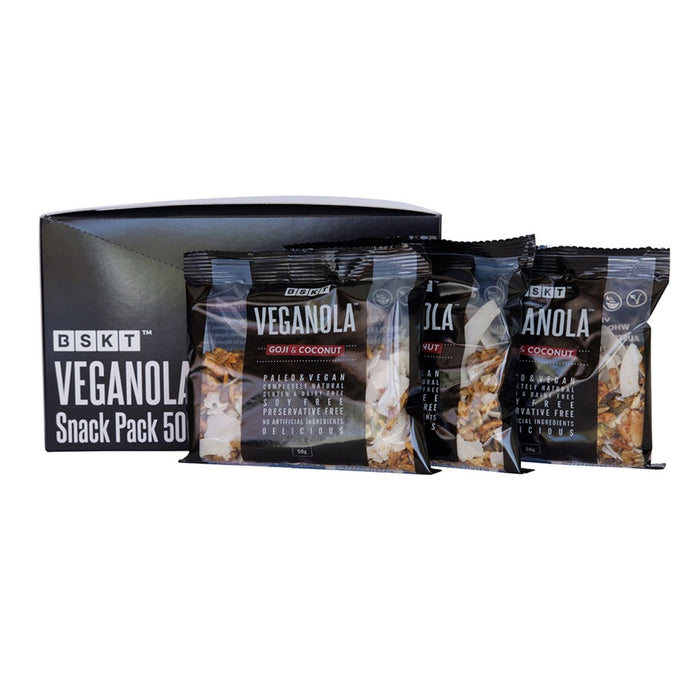 Bskt Veganola Goji & Coconut Snack Pack 50g x 8 Pack