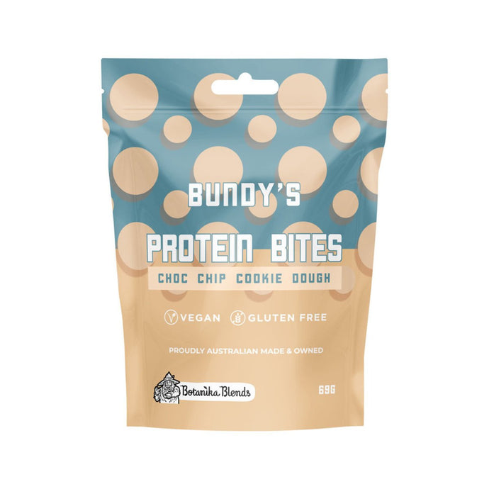 Bundy'S Protein Bites Choc Chip Cookie Dough 69g